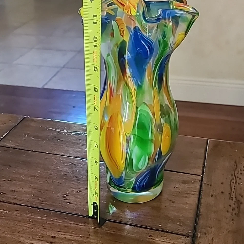 Colorful glass vase - Picture 7 of 7